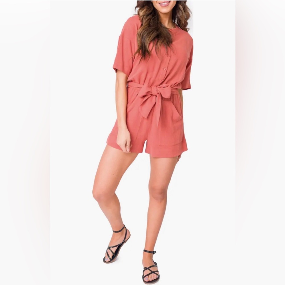 Gibsonlook short-sleeved romper